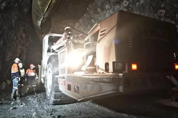 Engineers explore a min in Saudi Arabia. (SPA)