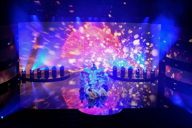 العرض الفني المبهر خلال حفل الافتتاح (صور المهرجان)