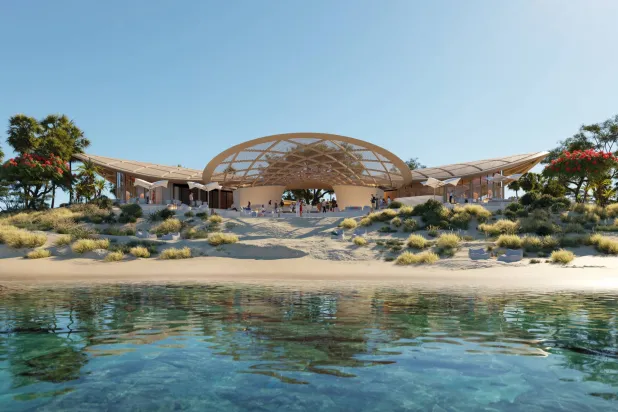 التصميم سيقدم أول ملعب غولف في السعودية يحوي 18 حفرة منها حفر تحت الماء (مشروع البحر الأحمر)