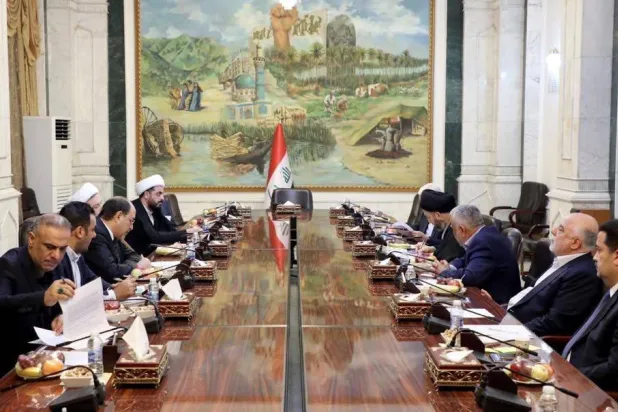 صورة نشرتها منصات مقربة من «الإطار التنسيقي» لأحد اجتماعاته في بغداد