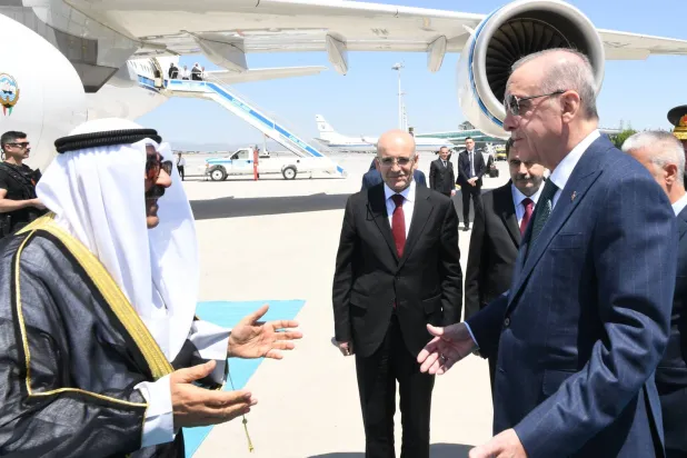 
امیر کویت میهمان رئیس‌جمهور ترکیه (رویترز)