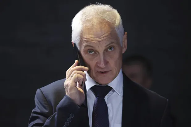 أندريه بيلوسوف نائب رئيس الوزراء الروسي في 13 نوفمبر (كانون الثاني) 2023 (أ.ب)