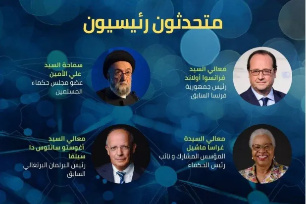 بعض المتحدثين الرئيسيين في مؤتمر «كايسيد» (صورة من برنامج المؤتمر)