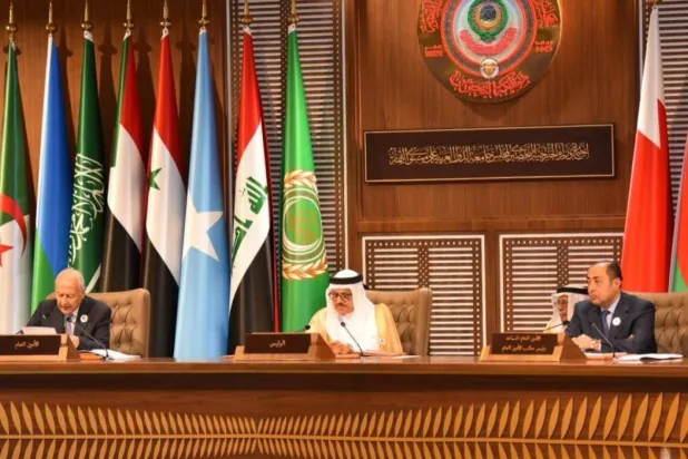 The preparatory meeting of Arab foreign ministers for the Arab Summit, chaired by Bahrain’s Foreign Minister, Dr. Abdullatif Al Zayani (image from the Arab League)