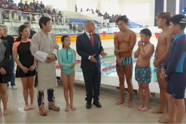 حوض مركز الألعاب المائية سيساعد في تعليم برنامج محو الأمية للسباحة وإنقاذ حياة الأطفال (الشرق الأوسط)