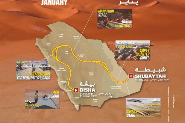 الجهة المنظمة قالت إن المشاركين سيستمتعون بالمناظر الطبيعية الخلابة أثناء السباق (الشرق الأوسط)