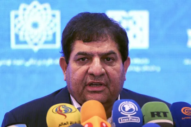 İran Cumhurbaşkanı Birinci Yardımcısı Muhammed Muhbir (AFP)