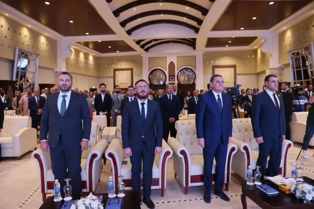 الدبيبة خلال فعاليات المؤتمر الدولي للصناعة والتكنولوجيا بطرابلس (حكومة الوحدة)