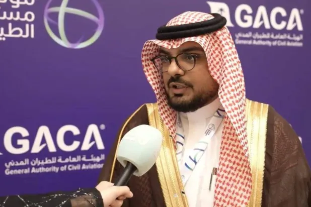 Executive Vice President for Economic Policies and Logistics Services at GACA Awad Al-Sulami. (Photo: Turki Al-Agili) 