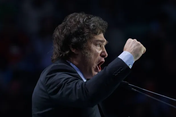 الرئيس الأرجنتيني خافيير ميلي (أ.ف.ب)