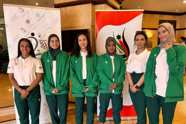 لاعبات منتخب السعودية للكرة الشاطئية (الاتحاد السعودي لكرة الطائرة)