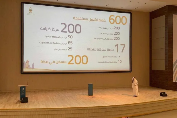 Part of the results of the Hajj Simulation initiative launched by the Ministry of Hajj and Umrah with the participation of 40 governmental entities (Asharq Al-Awsat)
