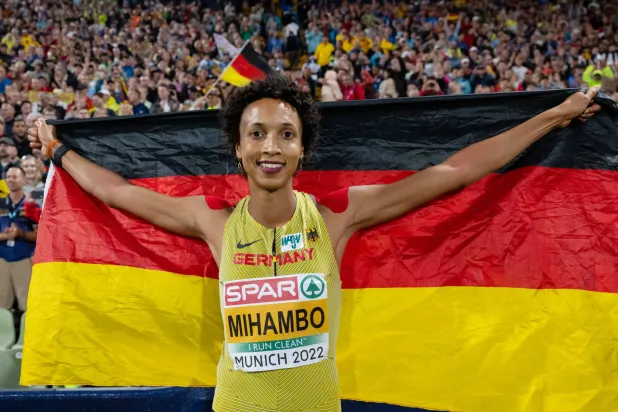 ماليكا ميهامبو بطلة الوثب العالي (د.ب.أ)