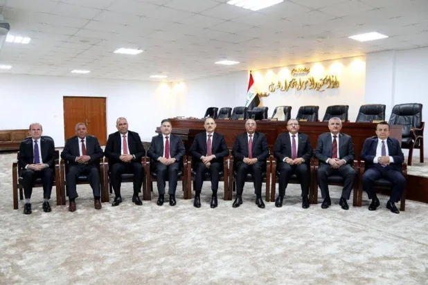 أعضاء المحكمة الاتحادية في العراق (أرشيفية - إعلام القضاء)