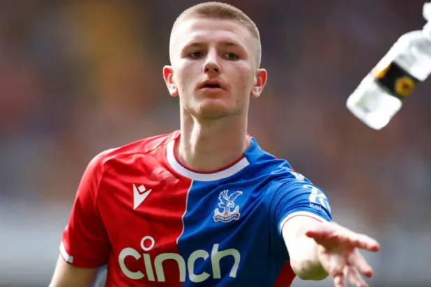 Adam Wharton has stepped up impressively at Crystal Palace since his move from Blackburn. Photograph: Malcolm Couzens/Getty Images
