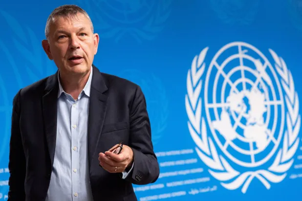 فيليب لازاريني المفوض العام لـ«وكالة غوث وتشغيل اللاجئين - أونروا» (رويترز)
