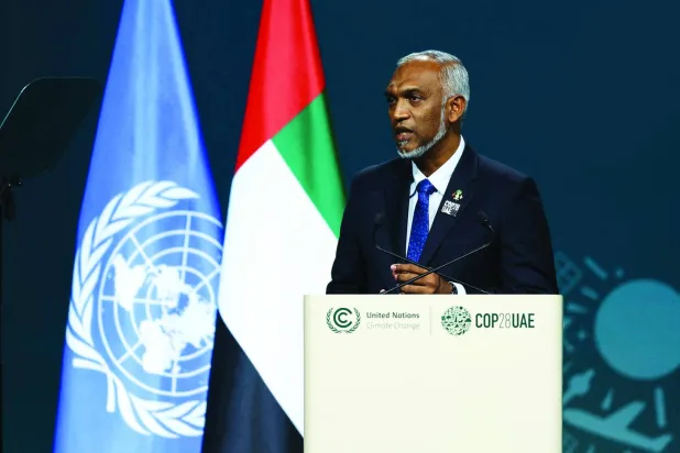 الرئيس المالديفي محمد مويزو (رويترز)