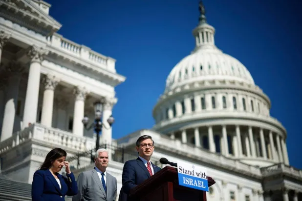 US House Speaker Mike Johnson (AFP)