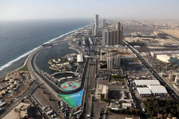 صورة لبنايات في منطقة جدة (غرب السعودية) مارس 2022 (رويترز)