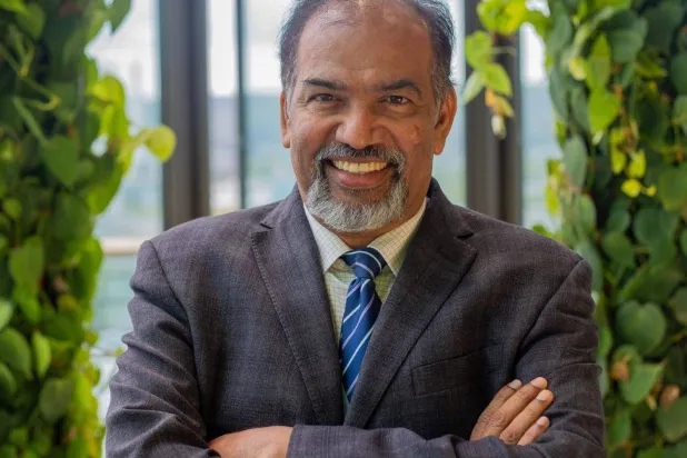 Muralee Thummarukudy, Director of the G20 Initiative to Reduce Land Degradation at the United Nations Convention to Combat Desertification (Asharq Al-Awsat)