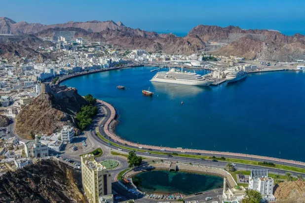 صورة جويّة للعاصمة العمانية مسقط (أونا)