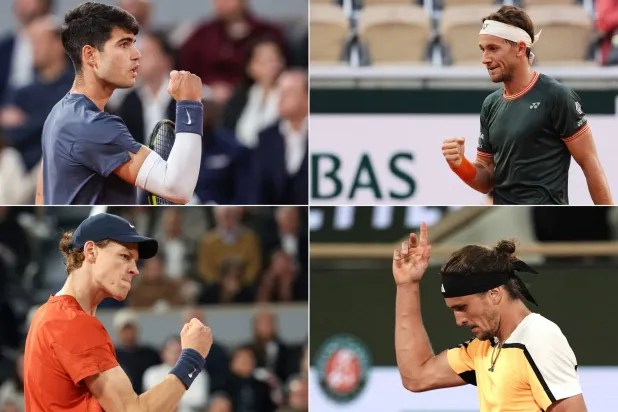 نصف نهائي حاسم ينتظر عشاق «رولان غاروس» (أ.ف.ب)