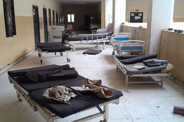 مستشفى مدينة الفاشر بعد هجوم لـ«قوات الدعم السريع» (نشطاء سودانيون على «فيسبوك»)