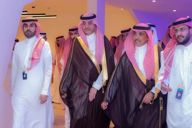 وزير الإعلام السعودي خلال تدشينه ملتقى إعلام الحج في مكة المكرمة (وزارة الإعلام)
