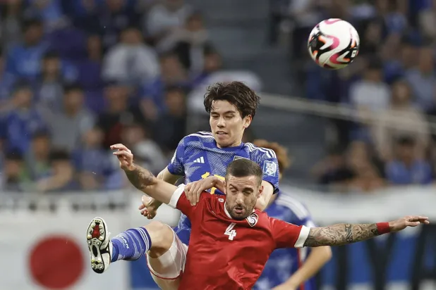 سوريا بخسارة ساحقة على أرض اليابان (أ.ب)