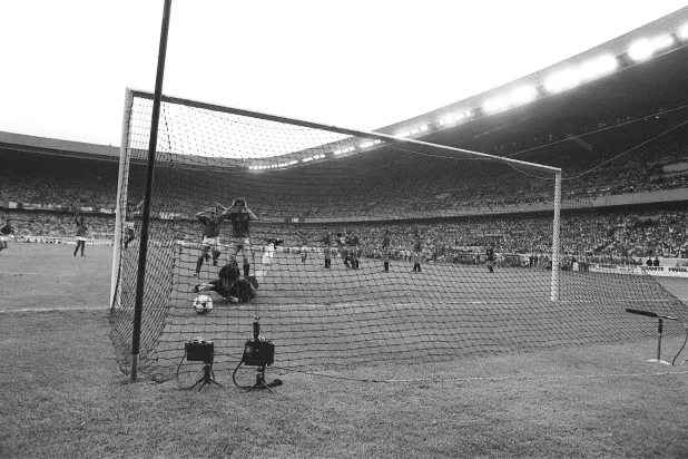 بلاتيني يمتلك أكبر عدد أهداف بنسخة واحدة في 1984 (أ.ف.ب)