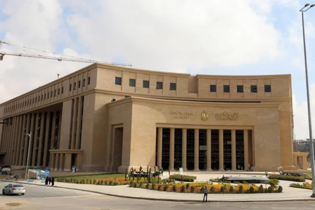 المقر الجديد للبنك المركزي المصري في العاصمة الإدارية الجديدة شرق القاهرة (رويترز)