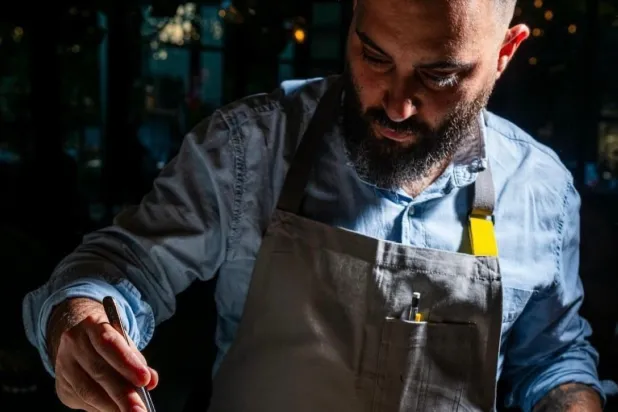 الشيف الفلسطيني مايكل رفيدي (إنستاغرام)