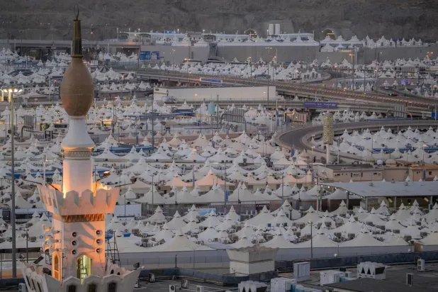 Mina, tahmini yasal alanı 7,82 kilometrekare olan tarihi ve dini bir bölgedir. (SPA)
