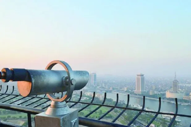 تلسكوب برج القاهرة يمنحك رؤية بانورامية للقاهرة (الهيئة العامة للاستعلامات)