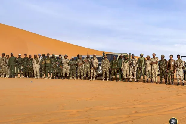 دوريات تابعة لـ«الجيش الوطني» الليبي بمناطق جنوبية (رئاسة أركان القوات الجوية)