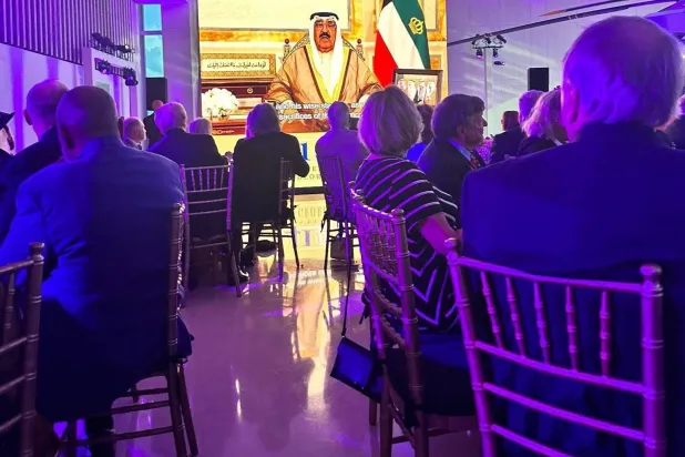 أمير الكويت يوجه كلمة مسجلة خلال افتتاح الجناح الجديد لمكتبة جورج بوش الأب والعيد المئوي للرئيس الراحل في ولاية تكساس الأميركية (كونا)