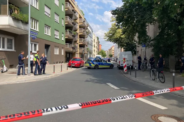 إخلاء عدة منازل في مدينة نورنبرغ جنوب ألمانيا بسبب احتمال وجود جسم مشبوه 19 يونيو 2024 (د.ب.أ)