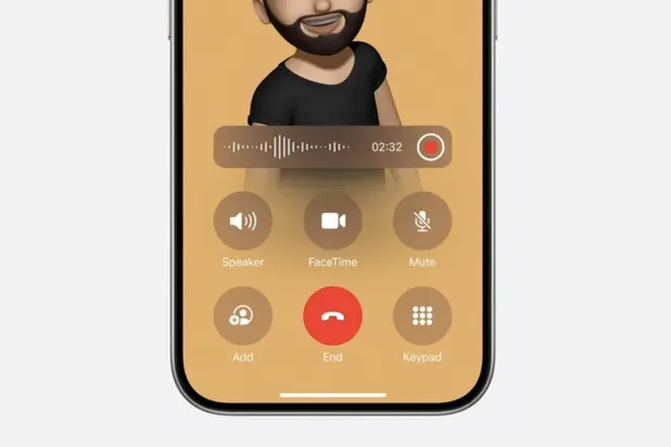 الميزة الجديدة تلبي احتياجات الصحافيين والمحترفين مع تفريغ نصي وإشعار المشاركين بتسجيل المكالمة (أبل)