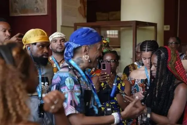 صورة نشرها البروفيسور كابا أحد دعاة الأفروسنتريك على صفحته في فيسبوك (فيسبوك)