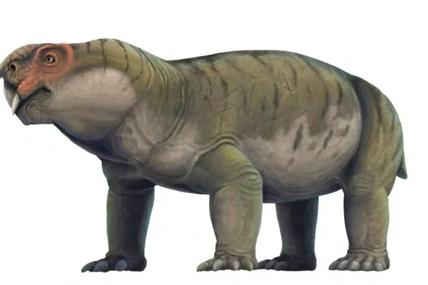 صورة تخيلية نشرتها جامعة إدنبرة لهيئة الحيوان الذي أطلق عليه العلماء اسم جوردونيا (رويترز)