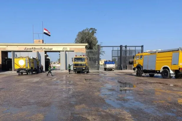 معبر رفح (رويترز)