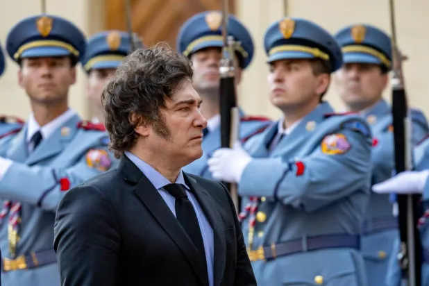 الرئيس الأرجنتيني خافيير مايلي (إ.ب.أ)