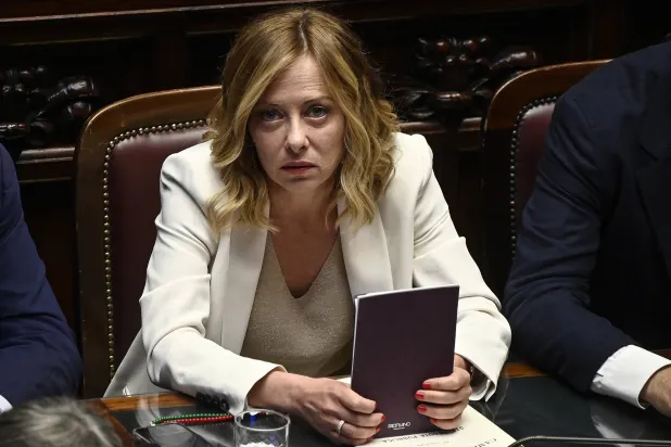 رئيسة الوزراء الإيطالية جورجيا ميلوني 26 يونيو 2024 (إ.ب.أ)