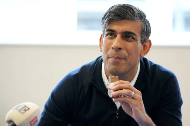 رئيس الوزراء البريطاني ريشي سوناك (أ.ف.ب)