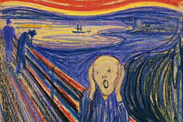 لوحة الرسام النرويجي إدفارد مونك الشهيرة «الصرخة» (رويترز)