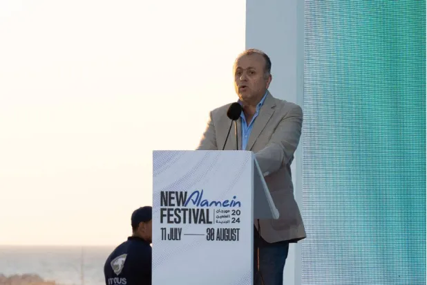 عمرو الفقي الرئيس التنفيذي للشركة المتحدة يعلن تفاصيل مهرجان العلمين (إدارة المهرجان)