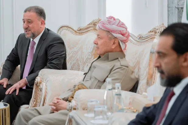 بارزاني حثّ القوى السنيّة العراقية على حسم الخلاف حول مرشح رئيس البرلمان (إكس)