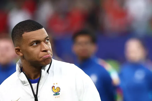 نجم كرة القدم الفرنسي كيليان مبابي (أ.ف.ب)