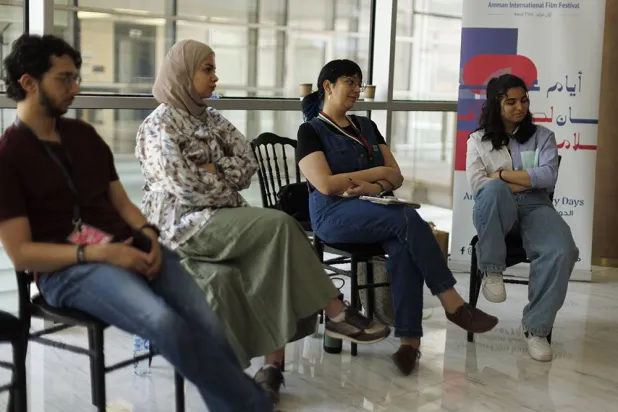 جانب من أنشطة «أيّام عمّان لصناعة الأفلام» (إدارة مهرجان عمّان السينمائي الدولي)