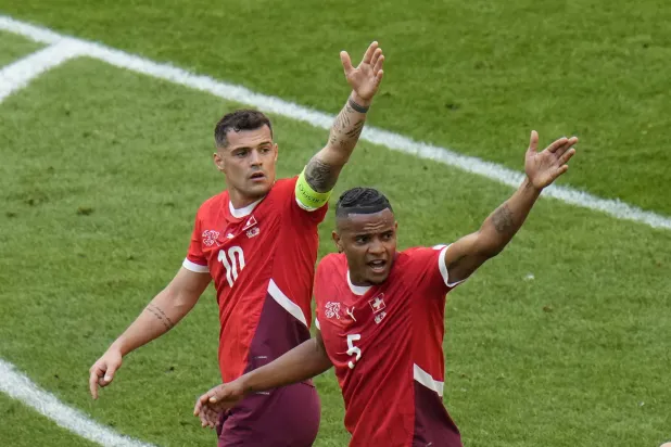 سويسرا تغادر بطولة أوروبا 2024 (أ.ب)